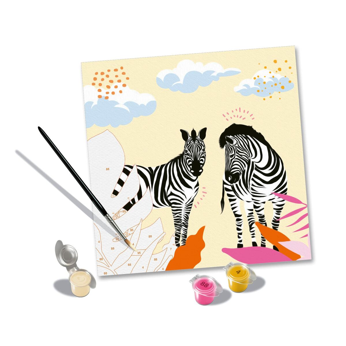 Målning med siffror Ravensburger Zebra-Leksaker och spel, Kreativa aktiviteter-Ravensburger-peaceofhome.se