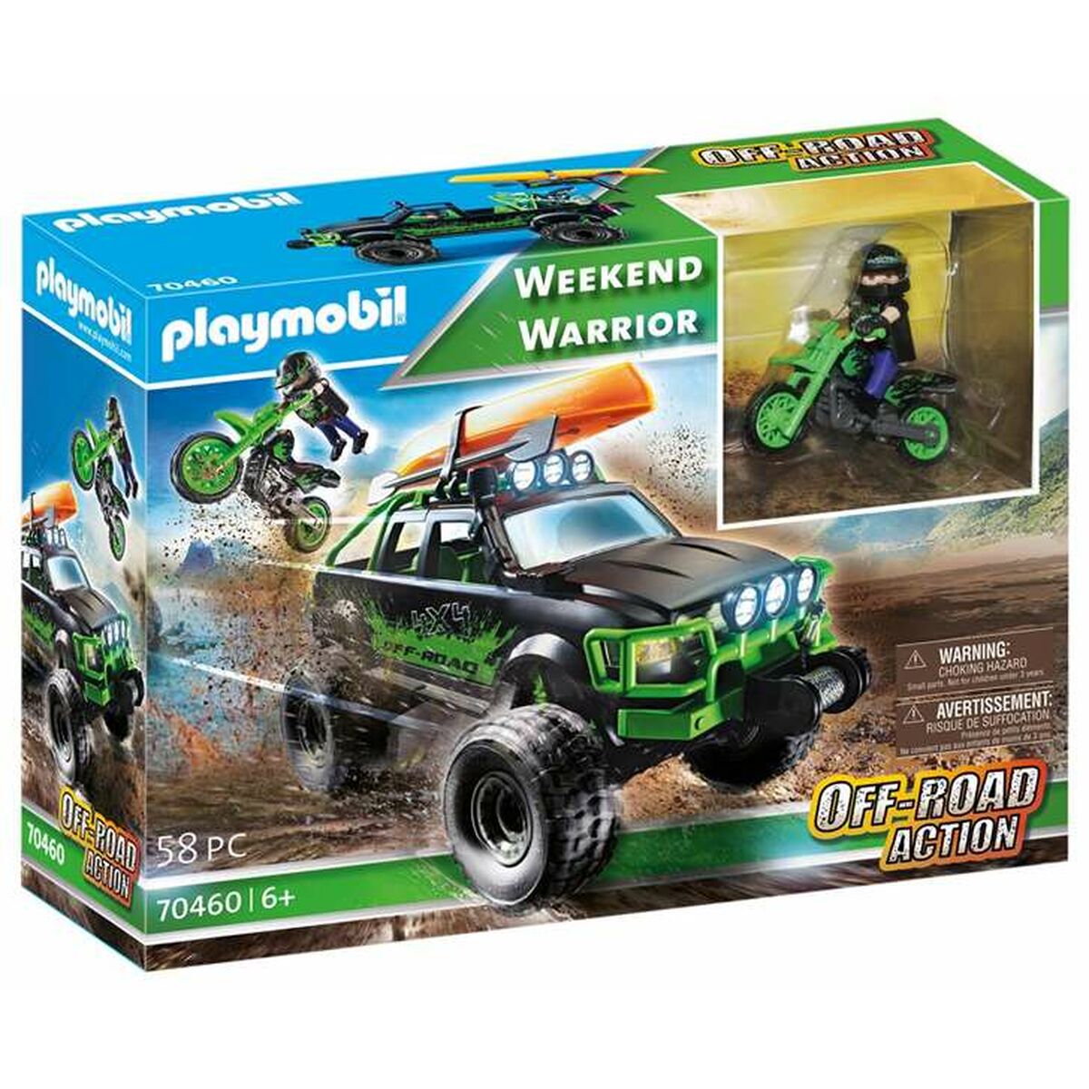 Fordonsspel Playmobil 70460 58 Delar-Leksaker och spel, Dockor och actionfigurer-Playmobil-peaceofhome.se