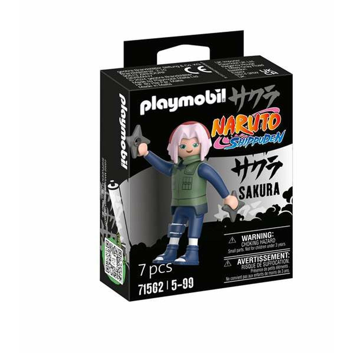 Playset Playmobil Naruto: Sakura 71562 7 Delar-Leksaker och spel, Dockor och actionfigurer-Playmobil-peaceofhome.se