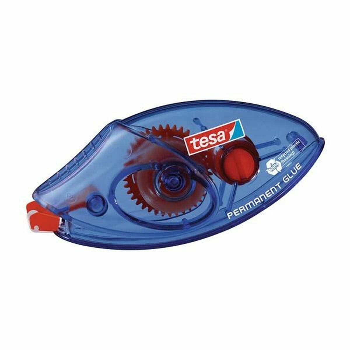 Lim TESA 59090-00005-03 Blå Transparent Ofärgad Plast Suddgummi-Kontor och Kontorsmaterial, Kulspetspennor, pennor och skrivverktyg-TESA-peaceofhome.se