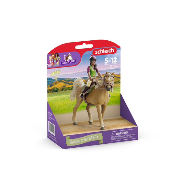 Playset Schleich 42714 Sarah & Mystery 6 Delar-Leksaker och spel, Dockor och actionfigurer-Schleich-peaceofhome.se
