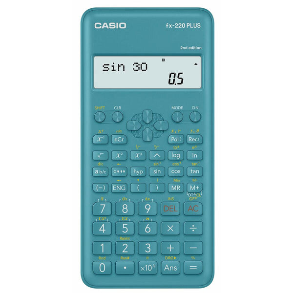 Vetenskaplig Kalkylator Casio FX-220PLUS-2-W Blå-Kontor och Kontorsmaterial, Kontorselektronik-Casio-peaceofhome.se