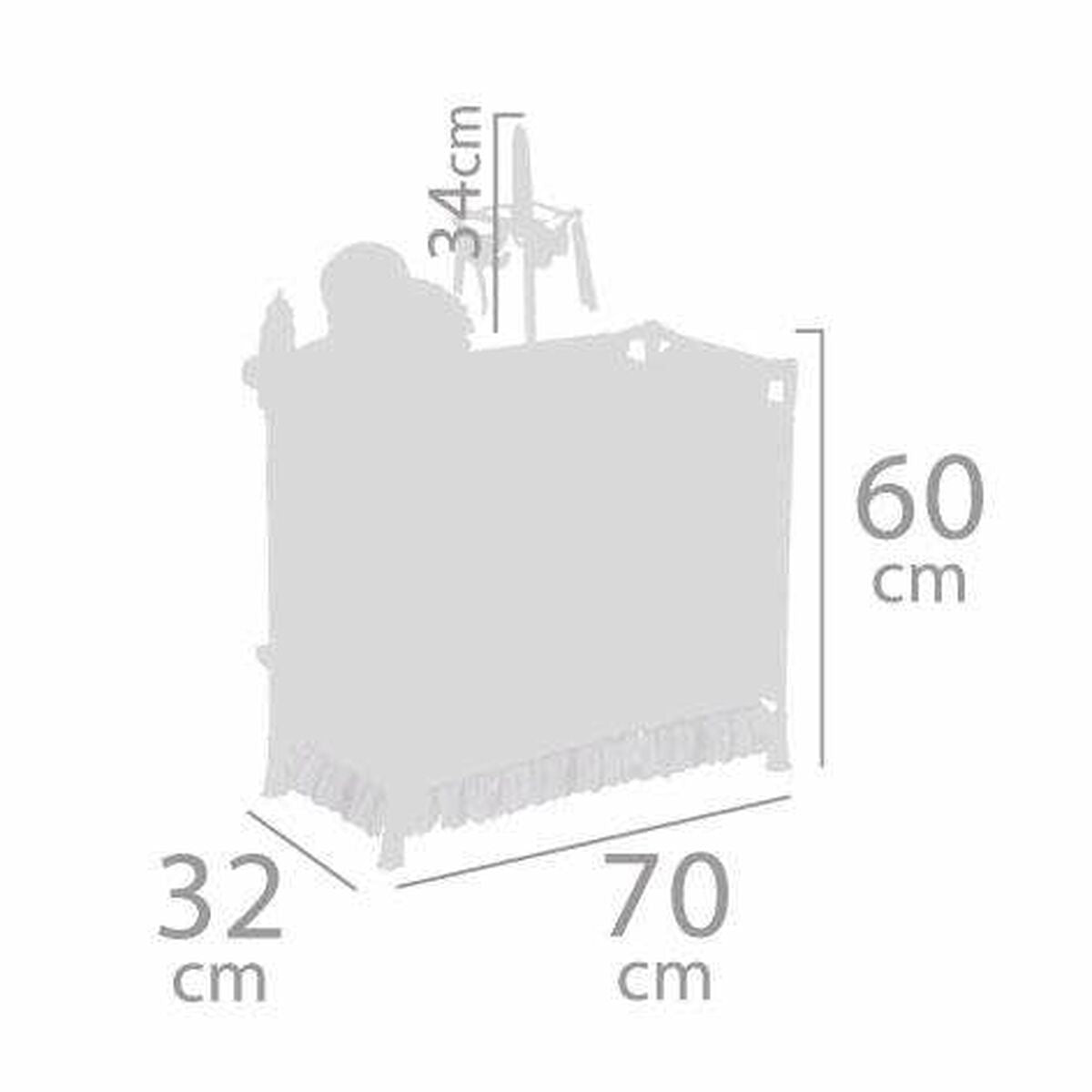 Skötbord för dockor Decuevas 42 cm-Leksaker och spel, Dockor och tillbehör-Decuevas-peaceofhome.se