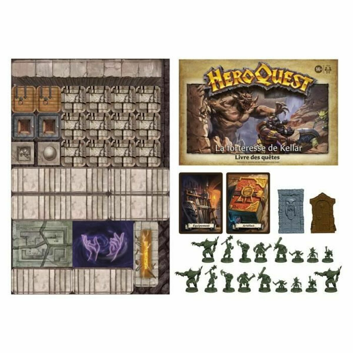 Sällskapsspel Hasbro Hero Quest Förlängning-Leksaker och spel, Spel och tillbehör-Hasbro-peaceofhome.se