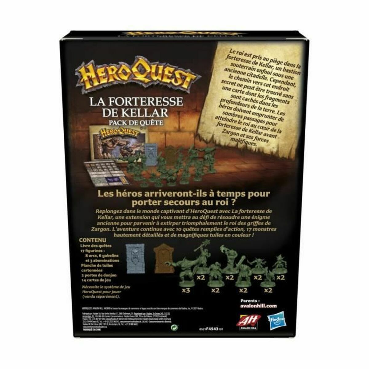 Sällskapsspel Hasbro Hero Quest Förlängning-Leksaker och spel, Spel och tillbehör-Hasbro-peaceofhome.se