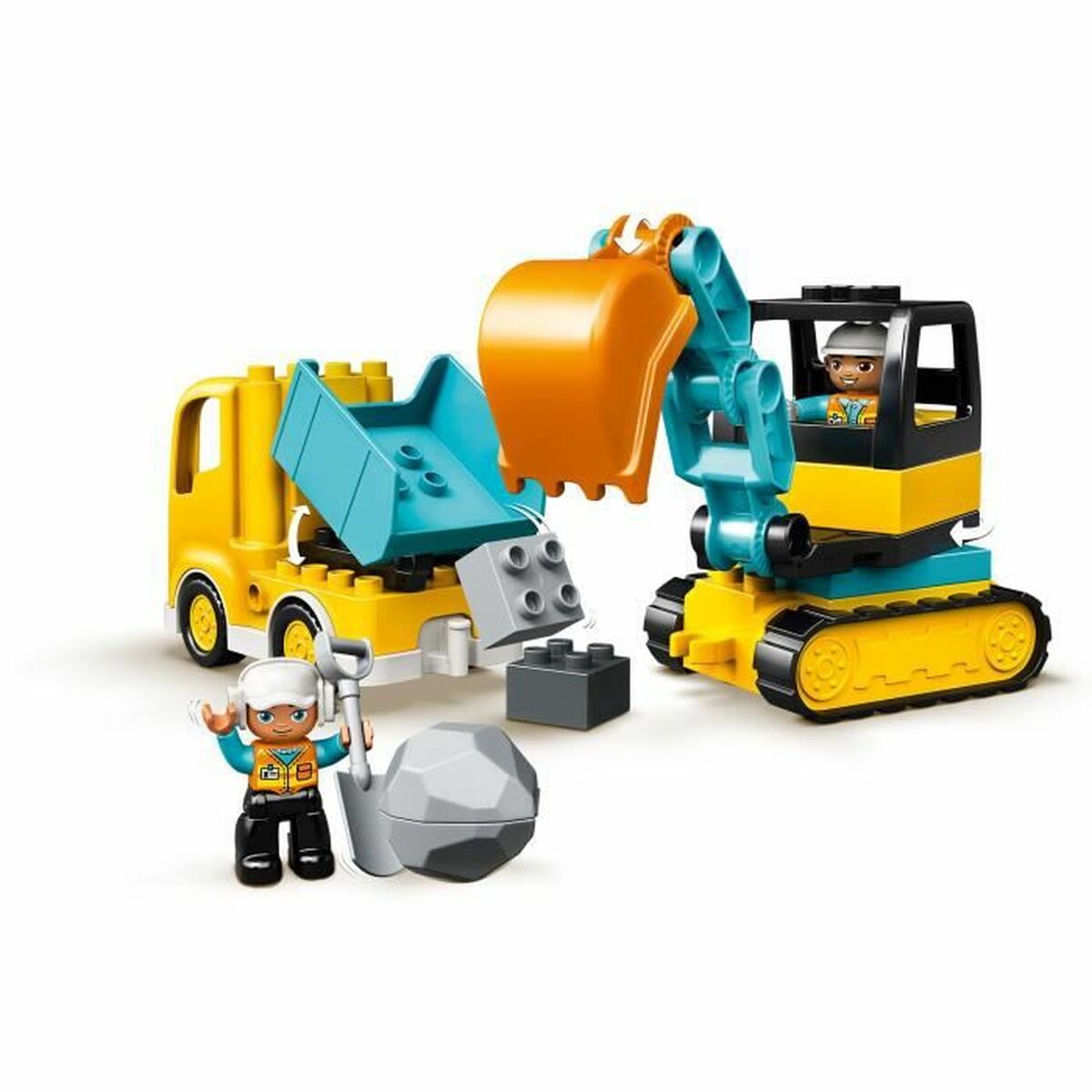 Byggsats Lego Camión y excavadora sobre orugas 20 Delar-Leksaker och spel-Lego-peaceofhome.se