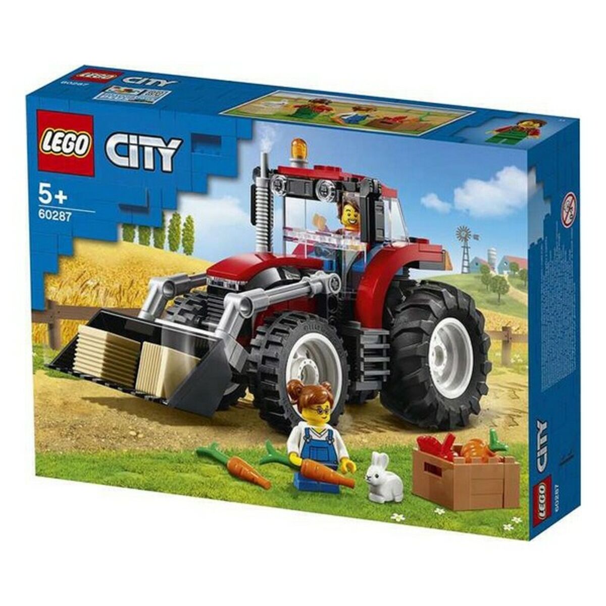 Playset City Great Vehicles Tractor Lego 60287 (148 pcs)-Leksaker och spel, Dockor och actionfigurer-Lego-peaceofhome.se