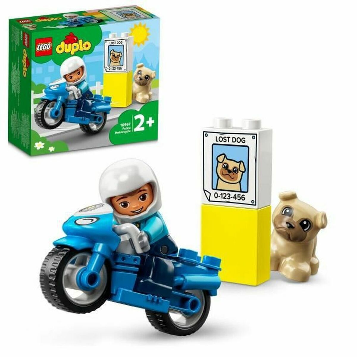 Byggsats Lego 10967 DUPLO The Police Motorcycle Multicolour-Leksaker och spel-Lego-peaceofhome.se