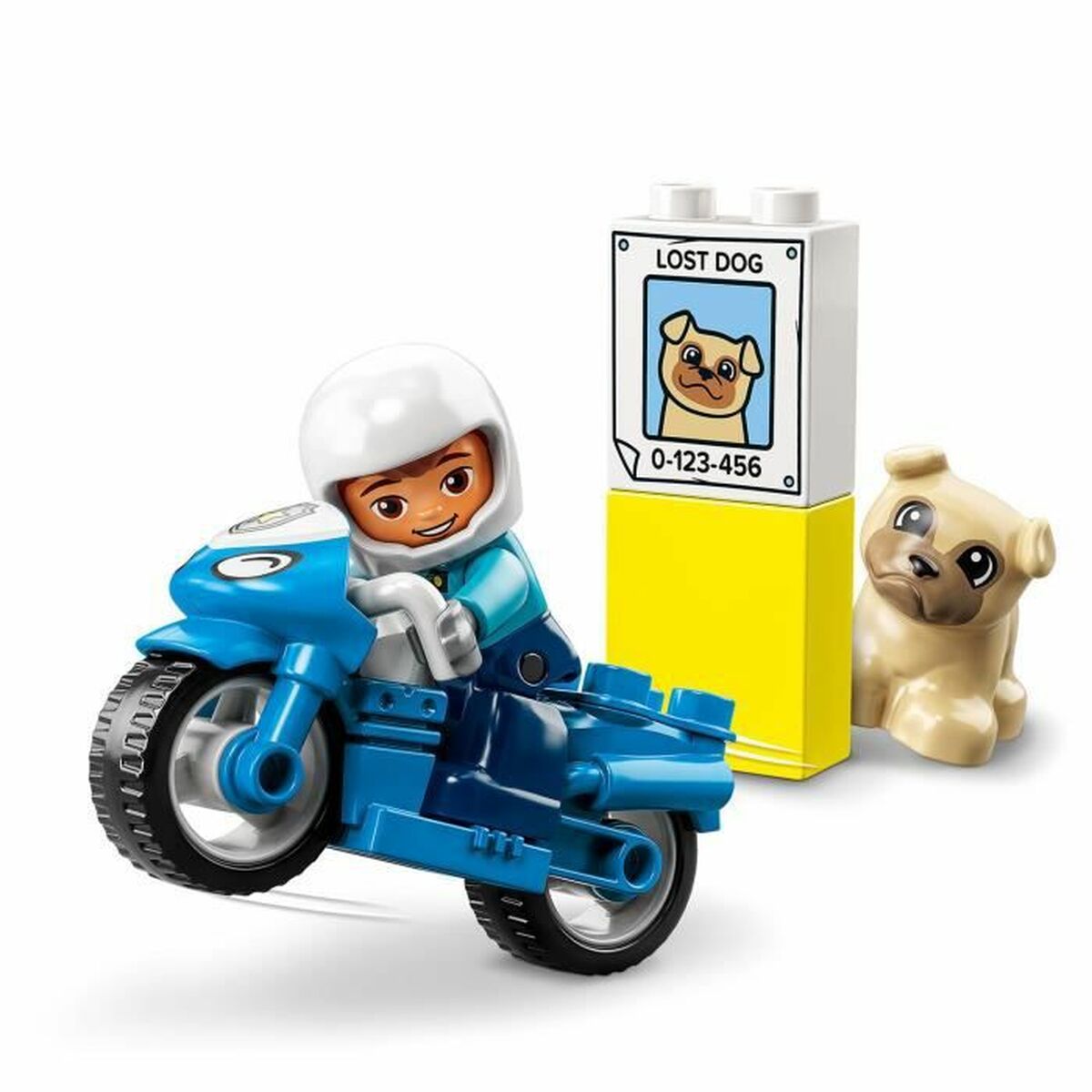 Byggsats Lego 10967 DUPLO The Police Motorcycle Multicolour-Leksaker och spel-Lego-peaceofhome.se