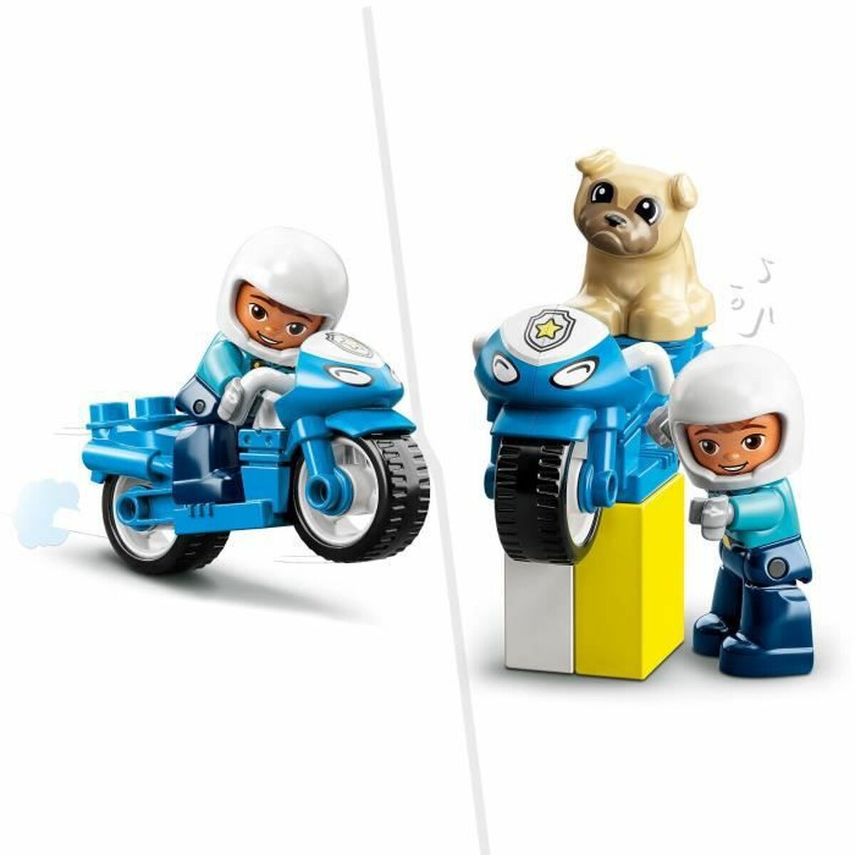 Byggsats Lego 10967 DUPLO The Police Motorcycle Multicolour-Leksaker och spel-Lego-peaceofhome.se