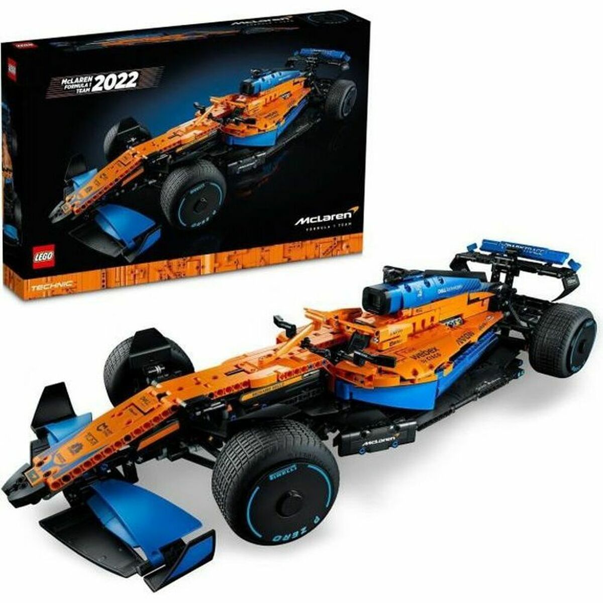 Byggsats Lego Ferrari 488 GTE AF Corse 51 Blå Svart Orange-Leksaker och spel-Lego-peaceofhome.se