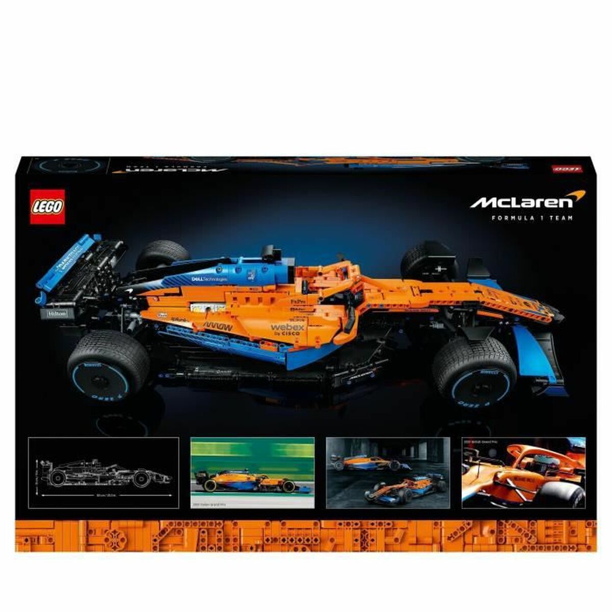 Byggsats Lego Ferrari 488 GTE AF Corse 51 Blå Svart Orange-Leksaker och spel-Lego-peaceofhome.se
