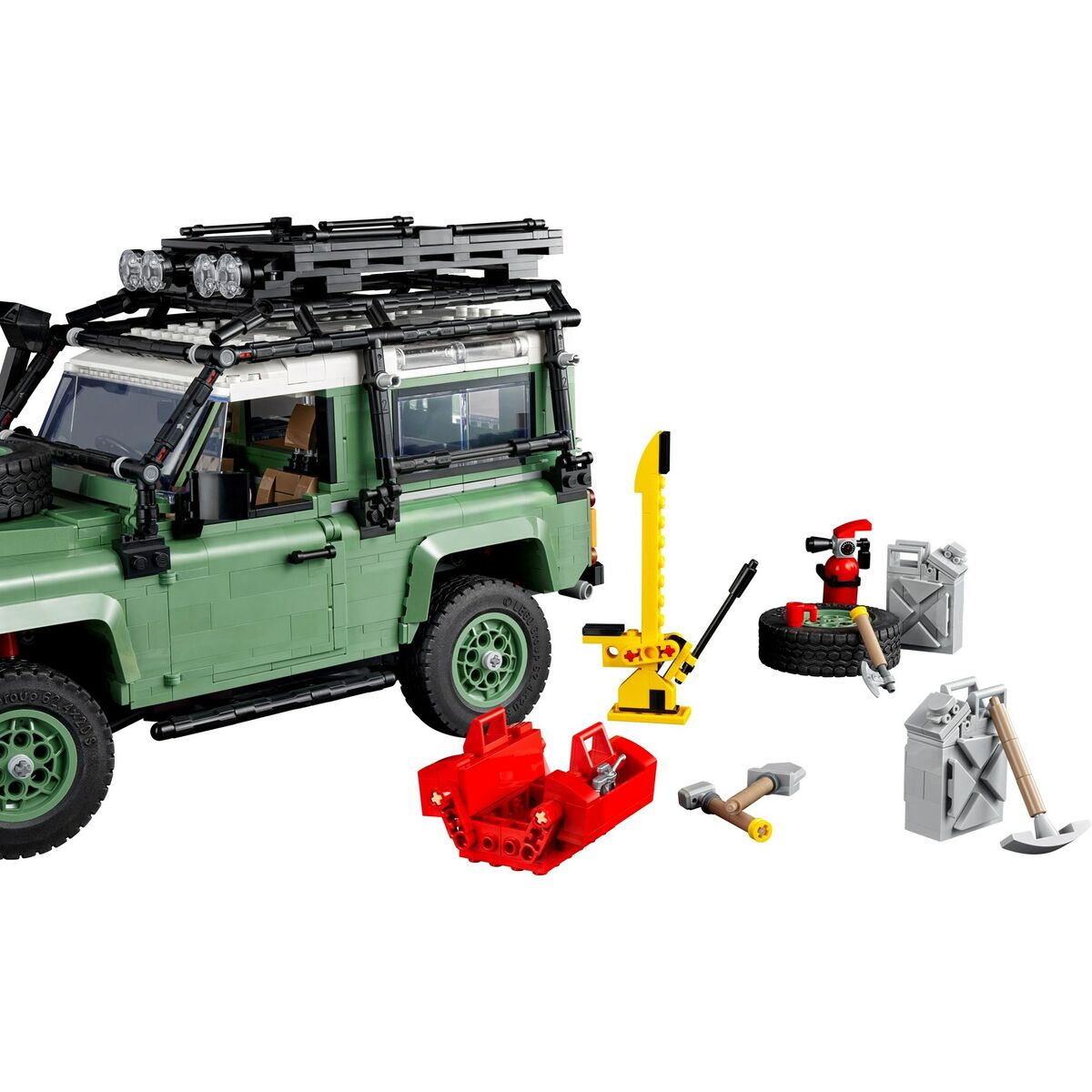 Byggsats Lego LAND ROVER CLASSIC DEFENDER 90 Svart 2336 Delar-Leksaker och spel-Lego-peaceofhome.se