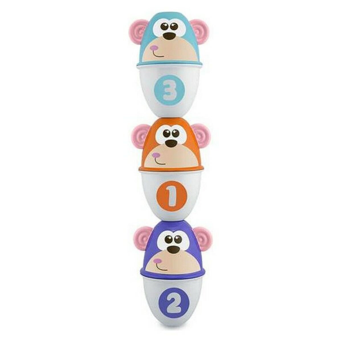 Bowlingspel Monkey Strike Chicco (7 pcs)-Bebis, Leksaker för småbarn-Chicco-peaceofhome.se