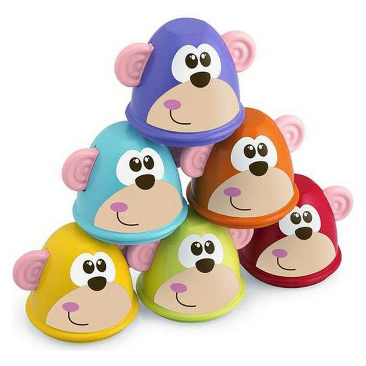 Bowlingspel Monkey Strike Chicco (7 pcs)-Bebis, Leksaker för småbarn-Chicco-peaceofhome.se