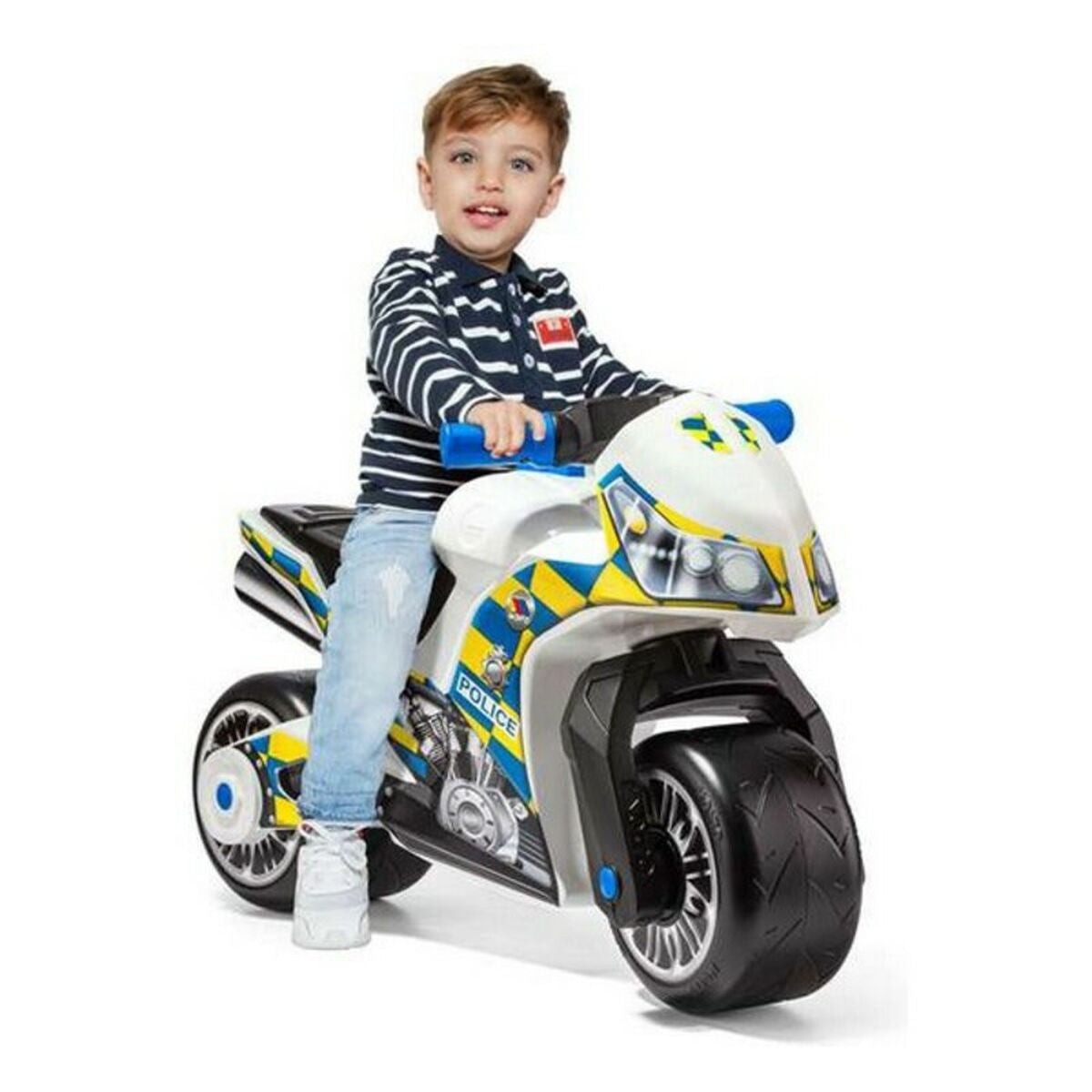 Trehjuling Moltó Motorcykel Polis (73 cm)-Leksaker och spel, Sport och utomhus-Moltó-peaceofhome.se