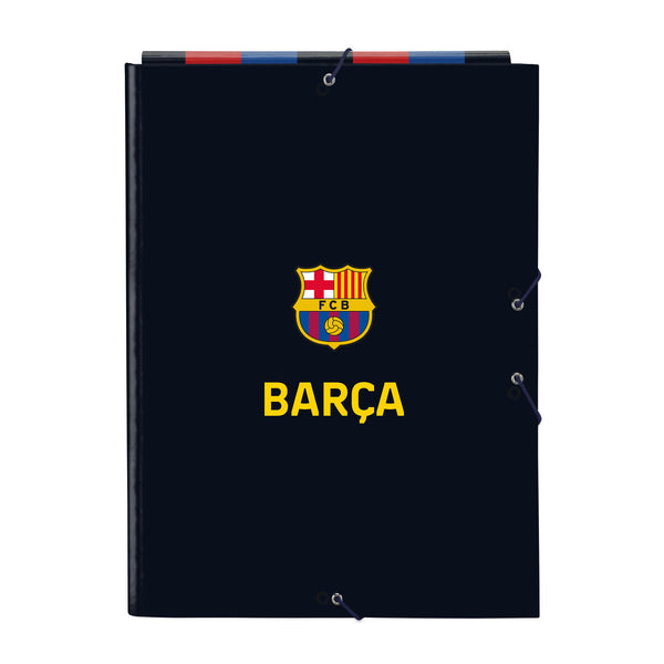 Folder F.C. Barcelona Rödbrun Marinblå A4 (26 x 33.5 x 2.5 cm)-Kontor och Kontorsmaterial, Kontorsmaterial-F.C. Barcelona-peaceofhome.se