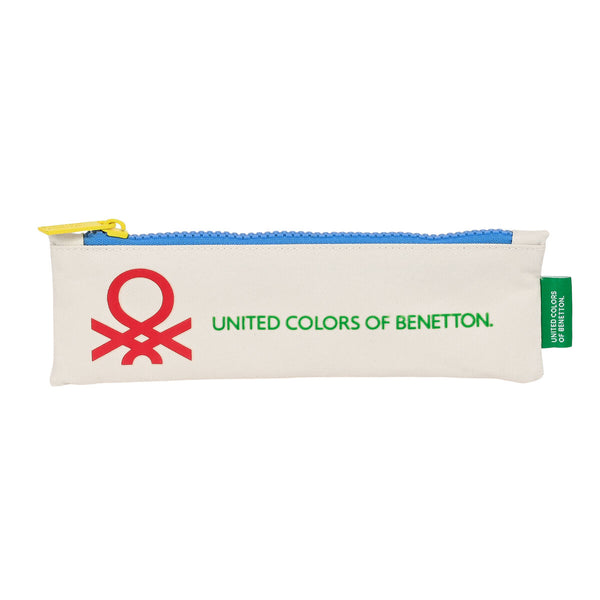 Skolväska Benetton Topitos Vit (20 x 6 x 1 cm)-Kontor och Kontorsmaterial, Skol- och utbildningsmaterial-Benetton-peaceofhome.se