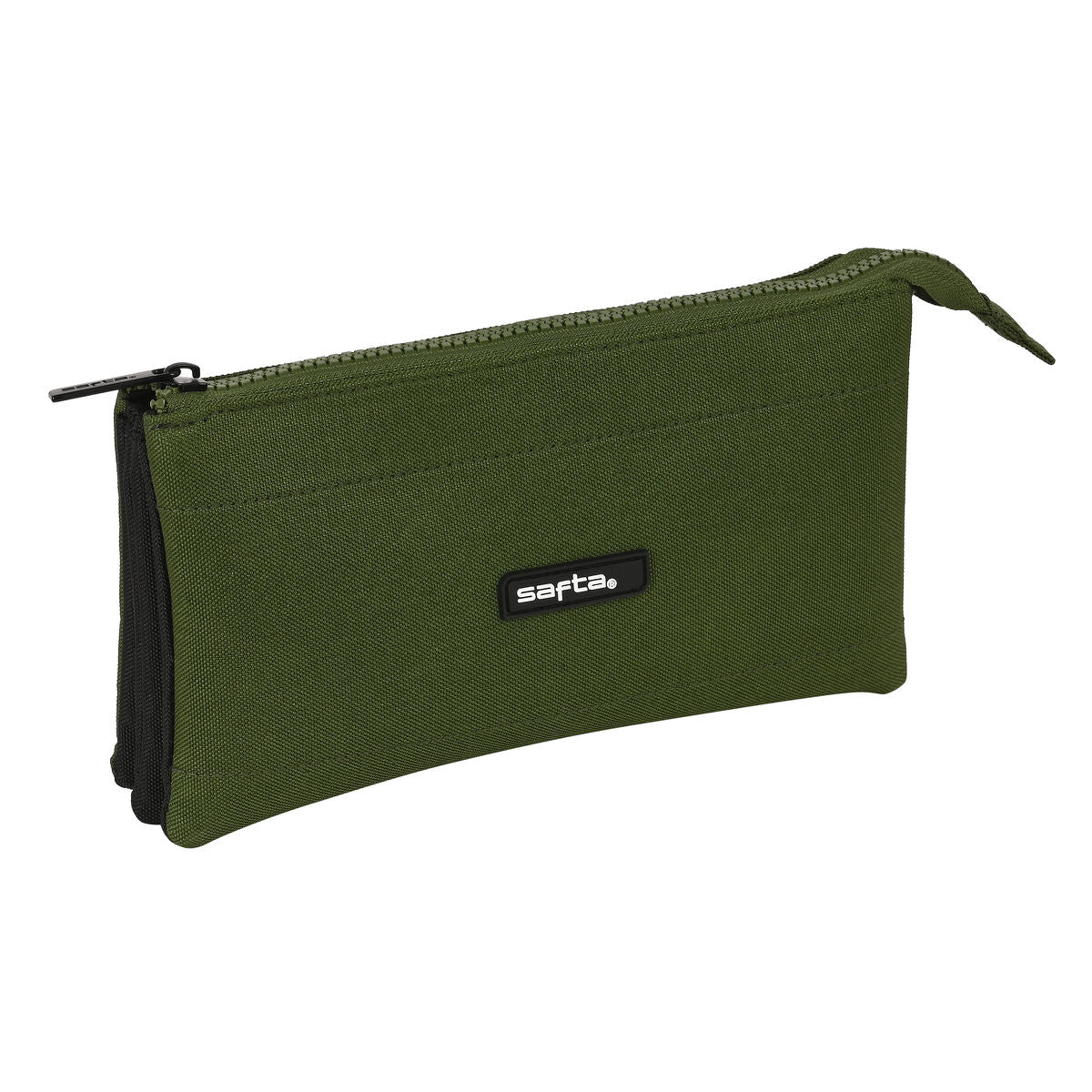 Tredubbel Carry-all Safta Dark forest Svart Grön 22 x 12 x 3 cm-Kontor och Kontorsmaterial, Skol- och utbildningsmaterial-Safta-peaceofhome.se