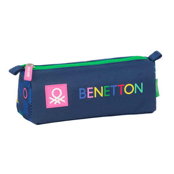 Bag Benetton Damero Marinblå 21 x 8 x 7 cm-Kontor och Kontorsmaterial, Skol- och utbildningsmaterial-Benetton-peaceofhome.se