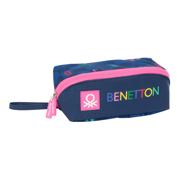 Bag Benetton Damero Marinblå 20 x 8 x 8 cm-Kontor och Kontorsmaterial, Skol- och utbildningsmaterial-Benetton-peaceofhome.se