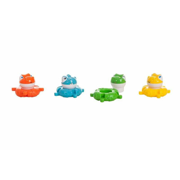 Set med badleksaker Multicolour 4 Delar Dinosaurier-Hem och matlagning, Bad-BigBuy Fun-peaceofhome.se