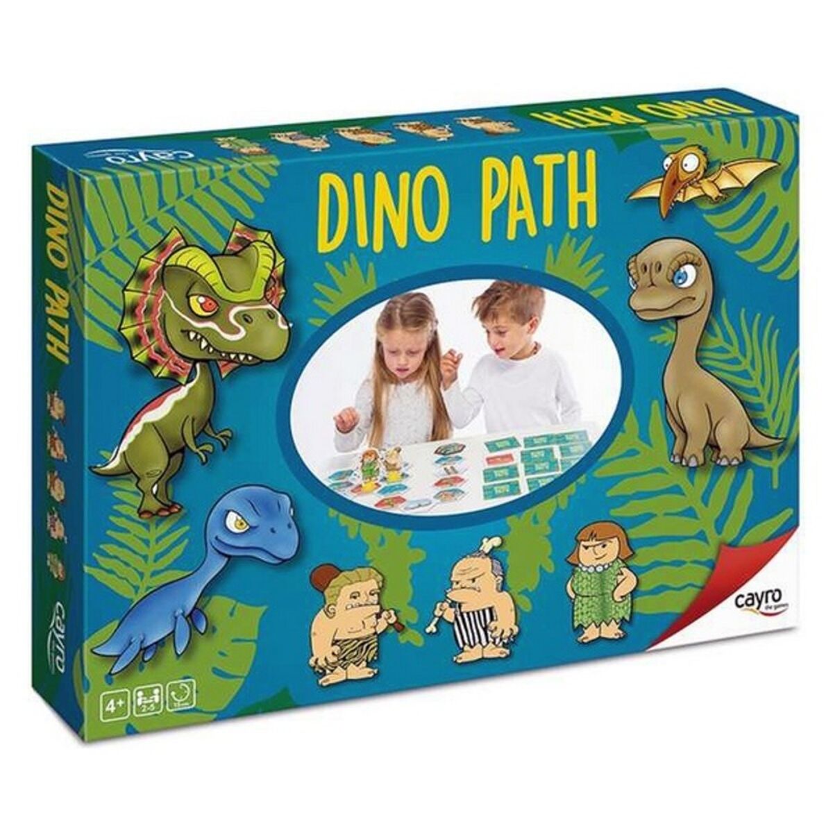 Sällskapsspel Dino Path Cayro (ES-EN-FR-IT-PT-GR)-Leksaker och spel, Spel och tillbehör-Cayro-peaceofhome.se