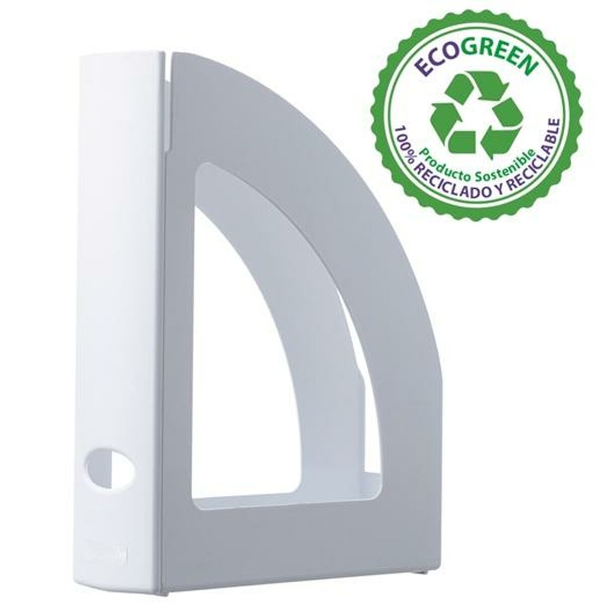 Tidningsställ Archivo 2000 Ecogreen Vit A4 polystyren 25 x 8 x 32 cm (6 antal)-Kontor och Kontorsmaterial, Kontorsmaterial-Archivo 2000-peaceofhome.se