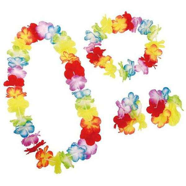 Set med accessoarer till finklädsel My Other Me Multicolour Hawaiianska M-Leksaker och spel, Fancy klänning och accessoarer-My Other Me-peaceofhome.se