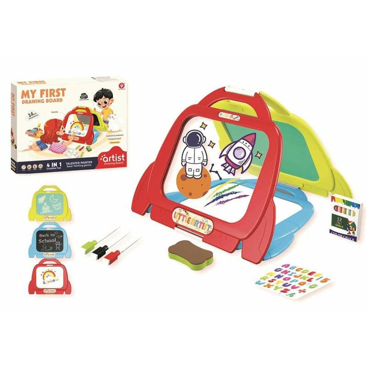 Magisk Svart Tavla-Leksaker och spel, Kreativa aktiviteter-BigBuy Fun-peaceofhome.se