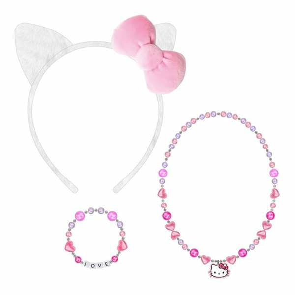 Halsban Hello Kitty Fuchsia 3 Delar-Leksaker och spel, Fancy klänning och accessoarer-Hello Kitty-peaceofhome.se