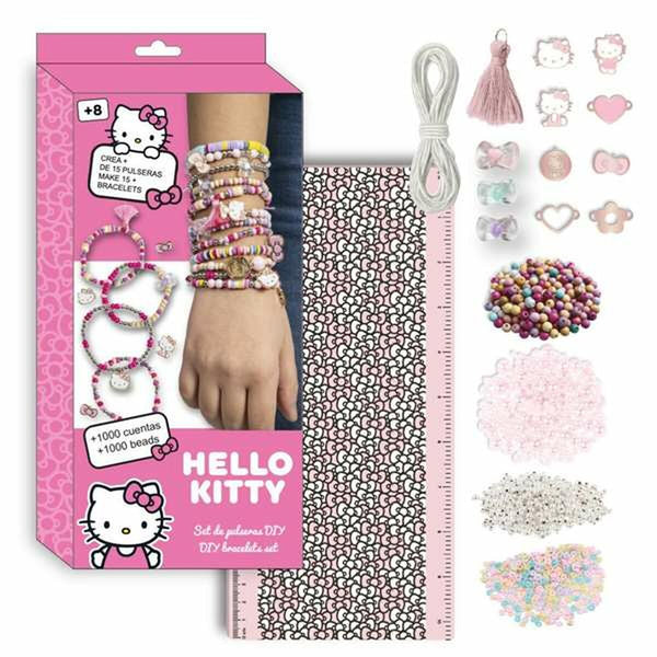 Armbands- och halsbandssats Hello Kitty Rosa-Leksaker och spel, Fancy klänning och accessoarer-Hello Kitty-peaceofhome.se