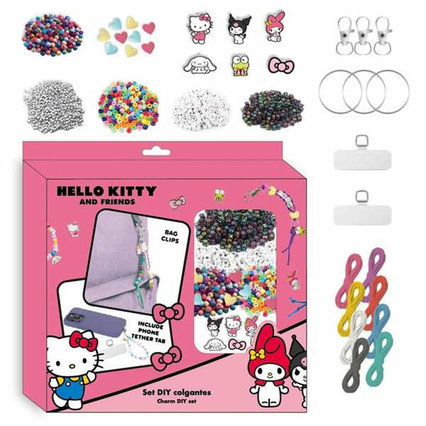 Armbands- och halsbandssats Hello Kitty Multicolour-Leksaker och spel, Fancy klänning och accessoarer-Hello Kitty-peaceofhome.se
