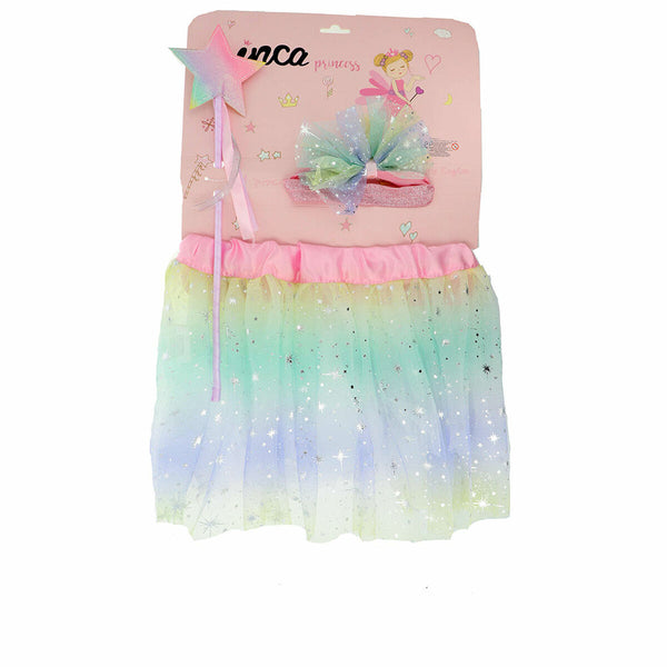 Barndräkt Inca Multicolour Fe (3 Delar)-Leksaker och spel, Fancy klänning och accessoarer-Inca-peaceofhome.se