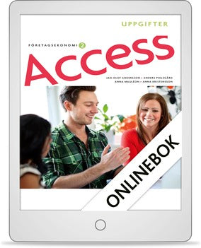 Access Företagsekonomi 2, Uppgiftsbok Onlinebok (12 mån)-Digitala böcker-Liber-peaceofhome.se