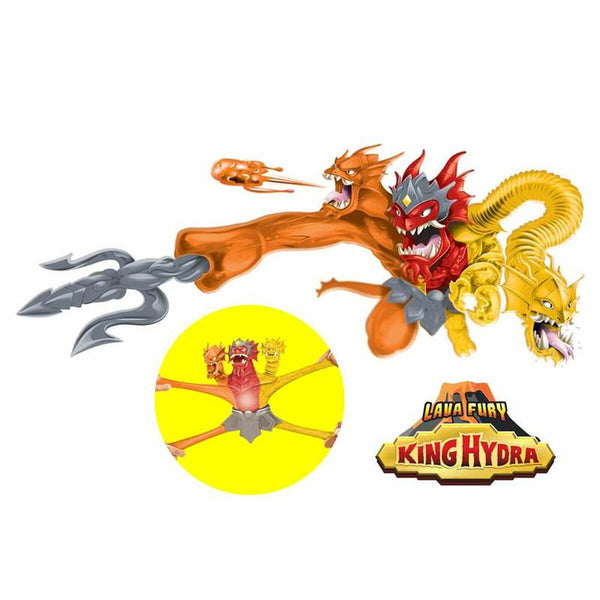 Actionfigurer Bandai Goo Jit Zu King Hydra Lava Fury-Leksaker och spel, Dockor och actionfigurer-Bandai-peaceofhome.se