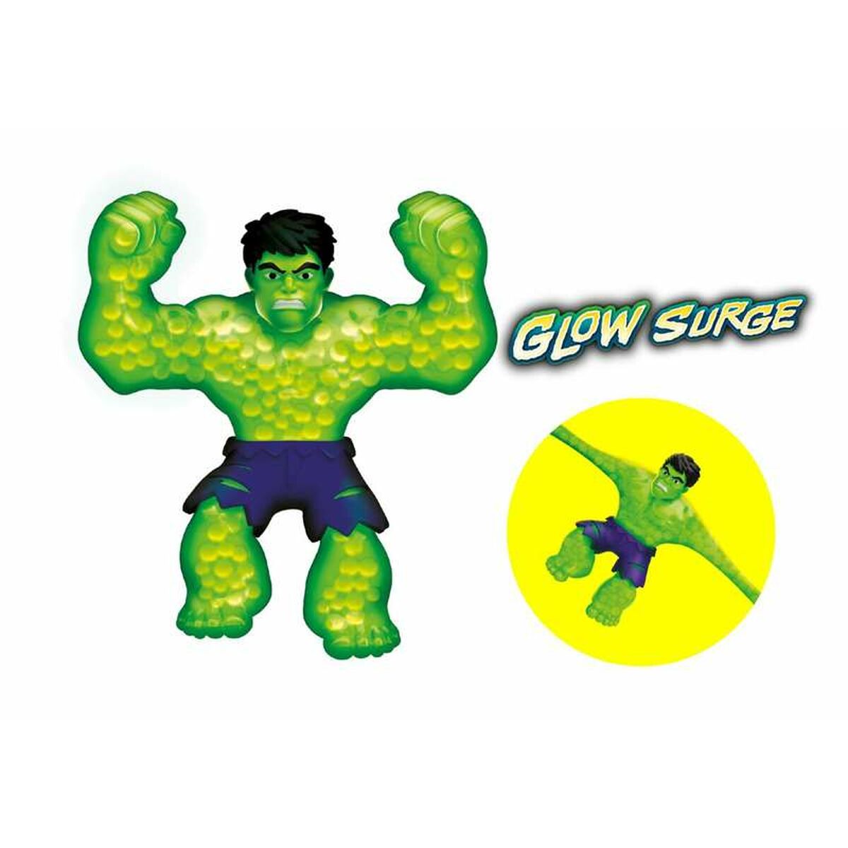 Actionfigurer Bandai Marvel Glow Surge Hulk 13 cm-Leksaker och spel, Dockor och actionfigurer-Bandai-peaceofhome.se