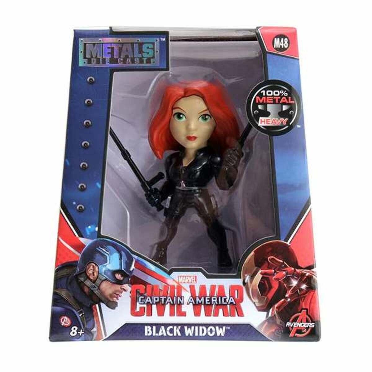 Actionfigurer Capitán América Civil War : Black Widow 10 cm-Leksaker och spel, Dockor och actionfigurer-Capitán América-peaceofhome.se