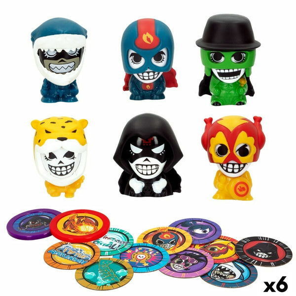 Actionfigurer Eolo Super Masked 3 x 4,3 x 3,2 cm (6 antal)-Leksaker och spel, Dockor och actionfigurer-Eolo-peaceofhome.se