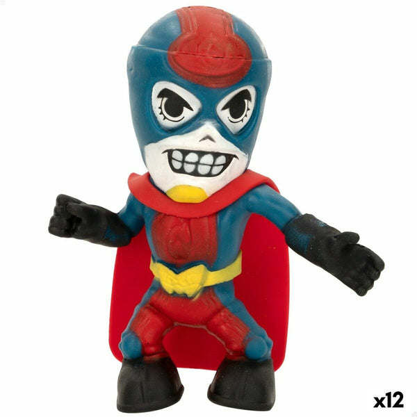 Actionfigurer Eolo Super Masked Pepper Man 14 x 15,5 x 5,5 cm Elastisk (12 antal)-Leksaker och spel, Dockor och actionfigurer-Eolo-peaceofhome.se