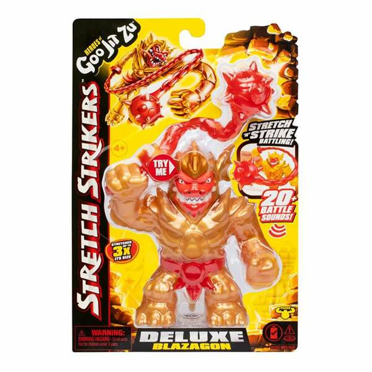 Actionfigurer Goo Jit Zu Strecth Strikers Deliuxe 14 cm-Leksaker och spel, Dockor och actionfigurer-Goo Jit Zu-peaceofhome.se
