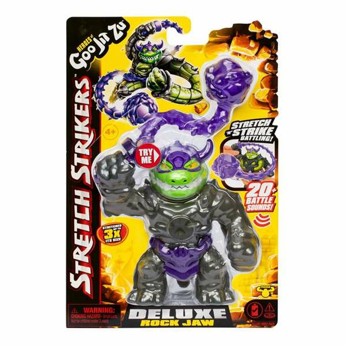 Actionfigurer Goo Jit Zu Strecth Strikers Deliuxe 14 cm-Leksaker och spel, Dockor och actionfigurer-Goo Jit Zu-peaceofhome.se