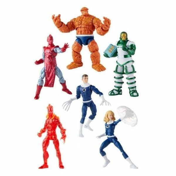 Actionfigurer Hasbro Marvel Legends Fantastic Four Vintage 6 Delar-Leksaker och spel, Dockor och actionfigurer-Hasbro-peaceofhome.se