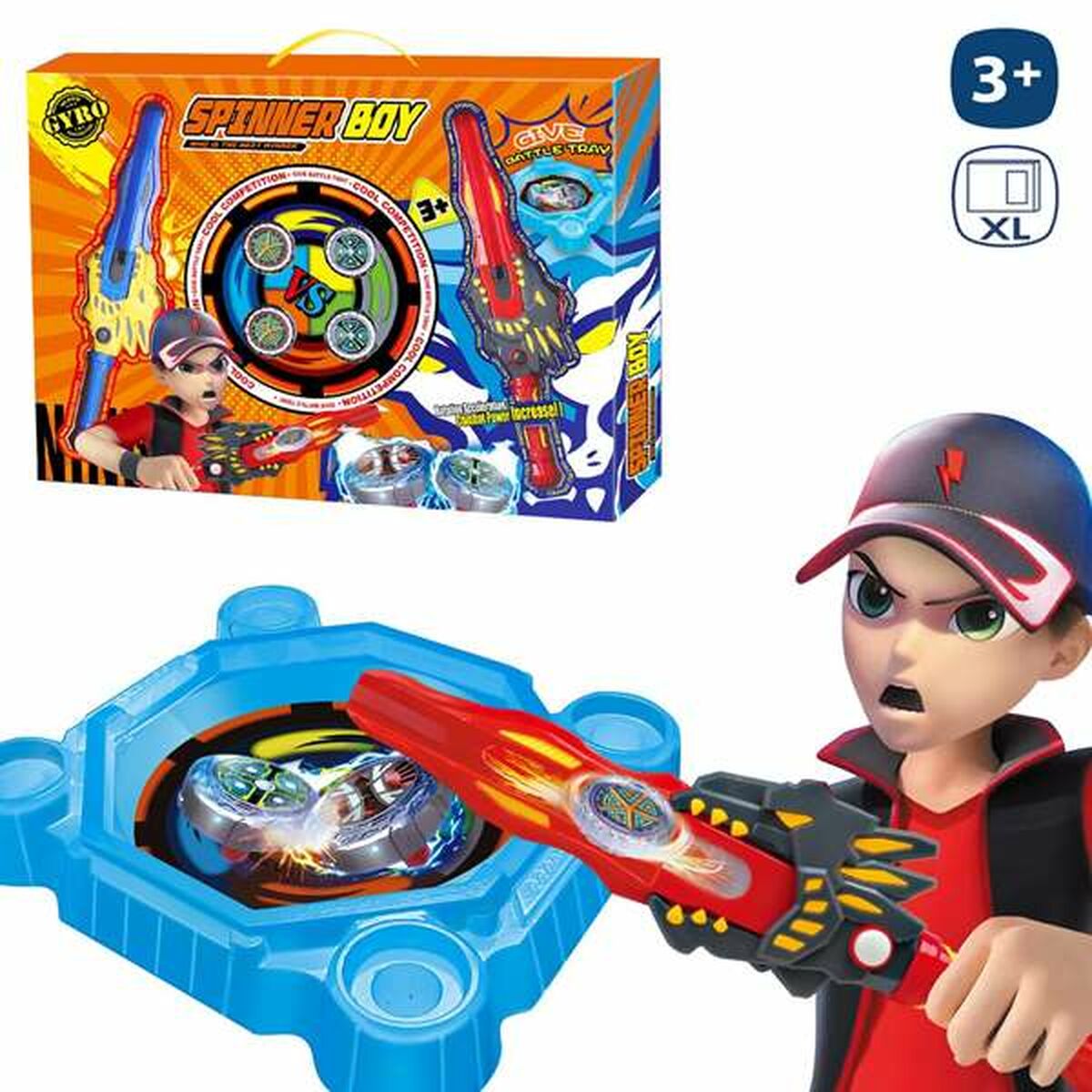 Actionfigurer Juinsa Spinner Boy 33 cm-Leksaker och spel, Dockor och actionfigurer-Juinsa-peaceofhome.se