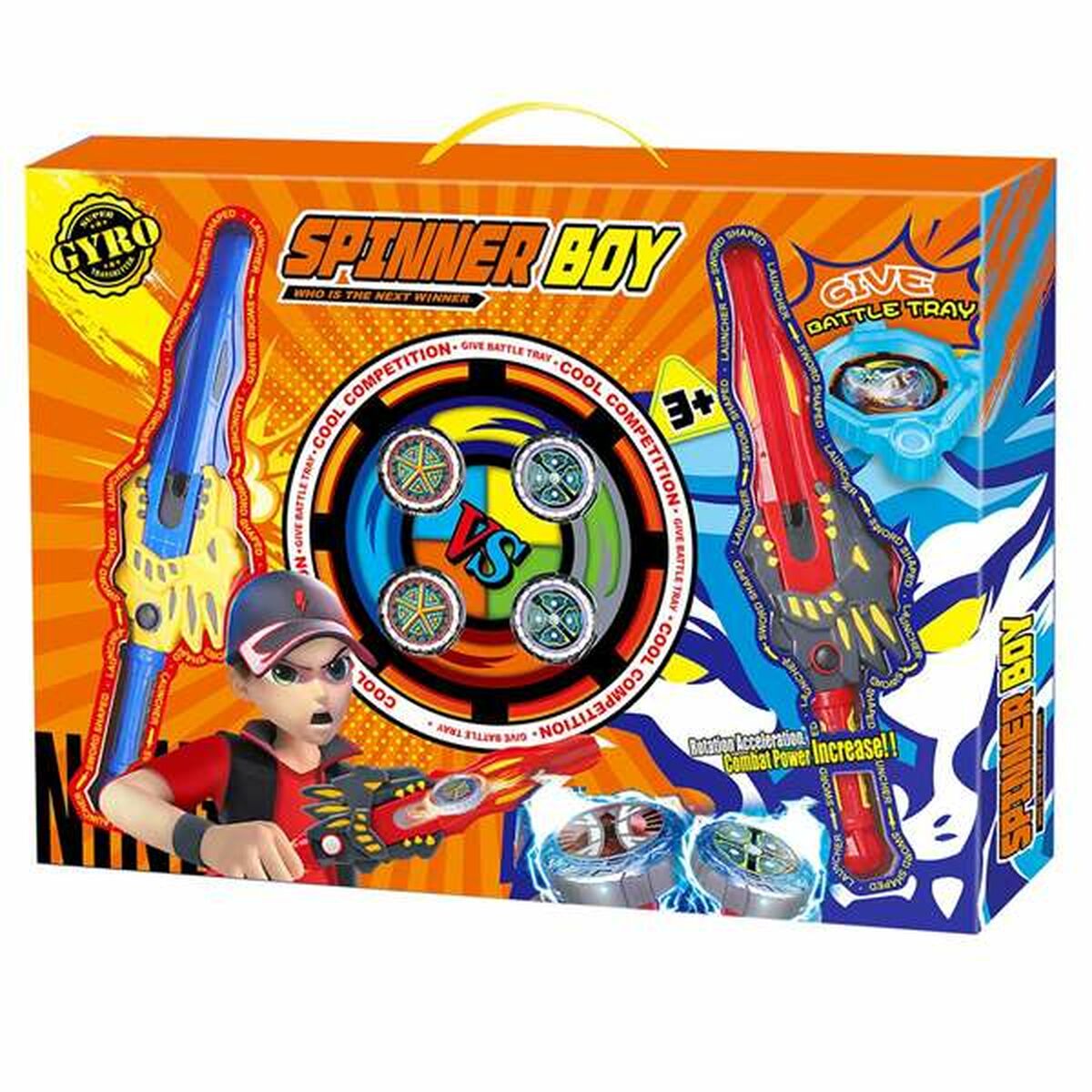 Actionfigurer Juinsa Spinner Boy 33 cm-Leksaker och spel, Dockor och actionfigurer-Juinsa-peaceofhome.se