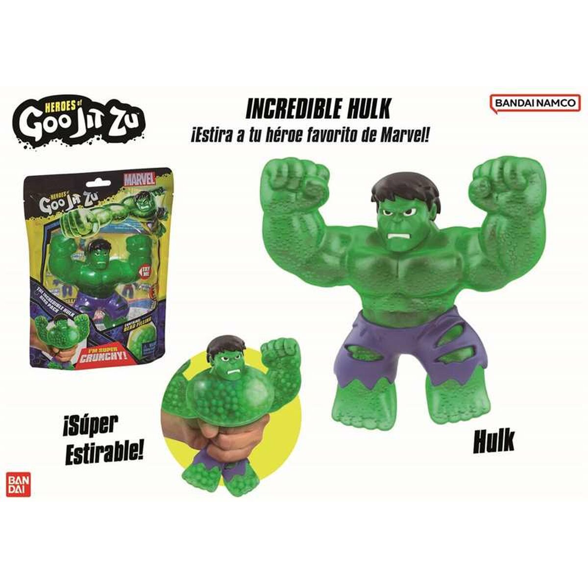 Actionfigurer Marvel Goo Jit Zu Hulk 11 cm-Leksaker och spel, Dockor och actionfigurer-Marvel-peaceofhome.se