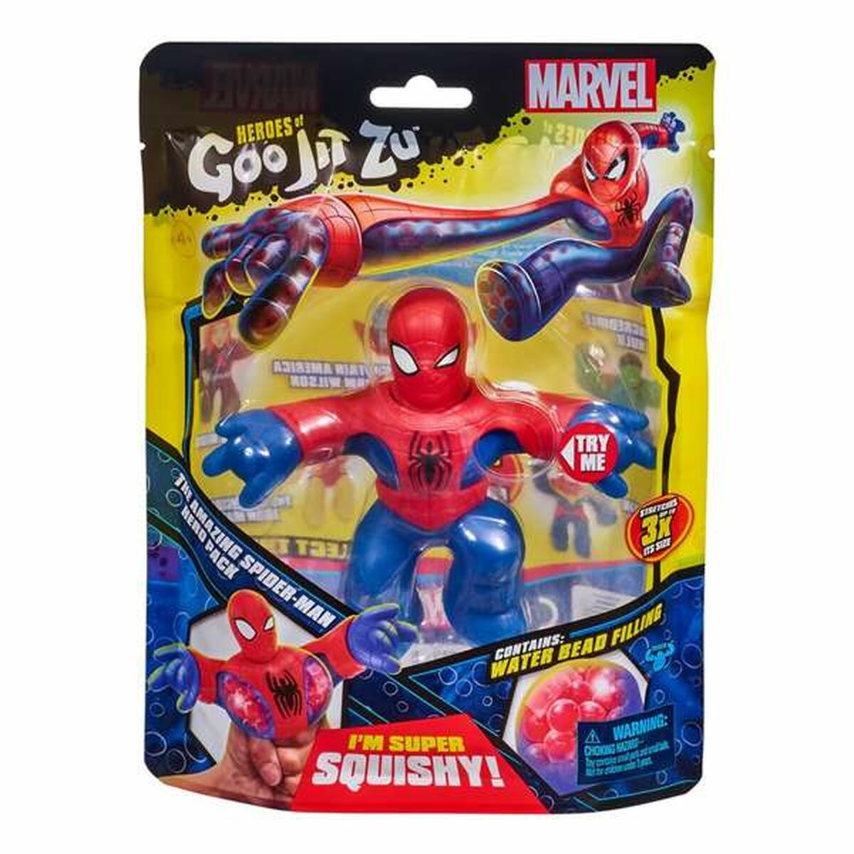 Actionfigurer Marvel Goo Jit Zu Spiderman 11 cm-Leksaker och spel, Dockor och actionfigurer-Marvel-peaceofhome.se