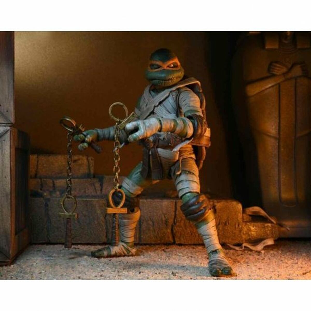 Actionfigurer Neca Michelangelo Mummy Modern-Leksaker och spel, Dockor och actionfigurer-Neca-peaceofhome.se