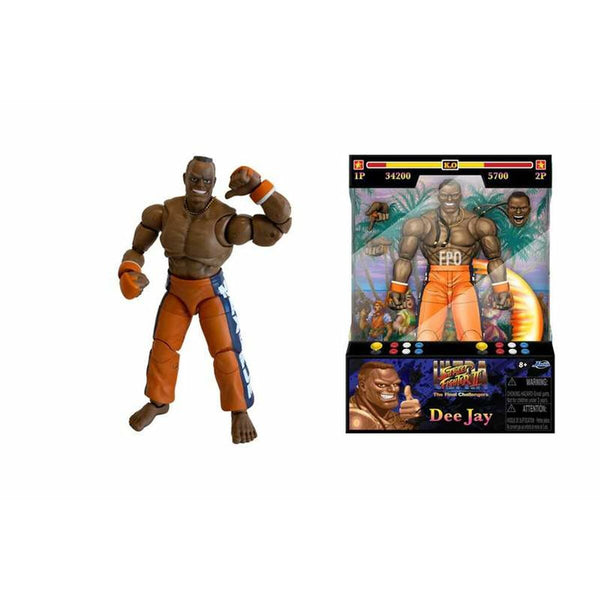 Actionfigurer Street Fighter Ii Dee Jay 15 cm-Leksaker och spel, Dockor och actionfigurer-Street Fighter-peaceofhome.se