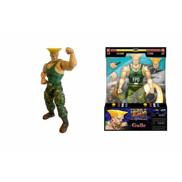 Actionfigurer Street Fighter Ii M. Guile 15 cm-Leksaker och spel, Dockor och actionfigurer-Street Fighter-peaceofhome.se